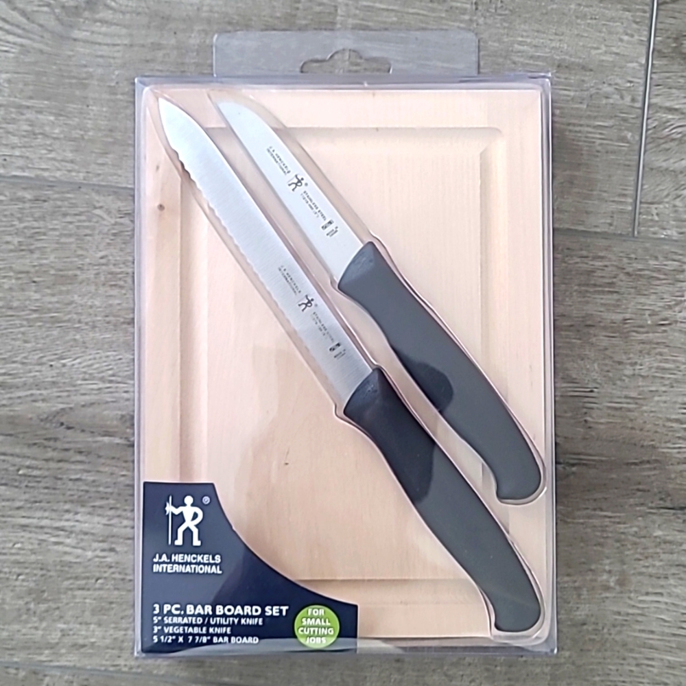 3 PC Bar Board set, J.A. Henckels, NWT